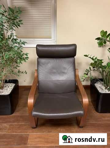 Кожанное кресло Икеа Волгоград - изображение 1