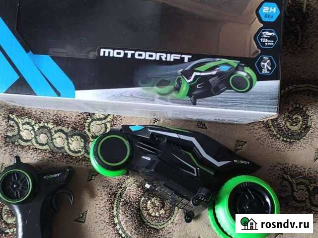 Радиоуправляемый трюковый мотоцикл Exost Motodrift Алексин - изображение 1