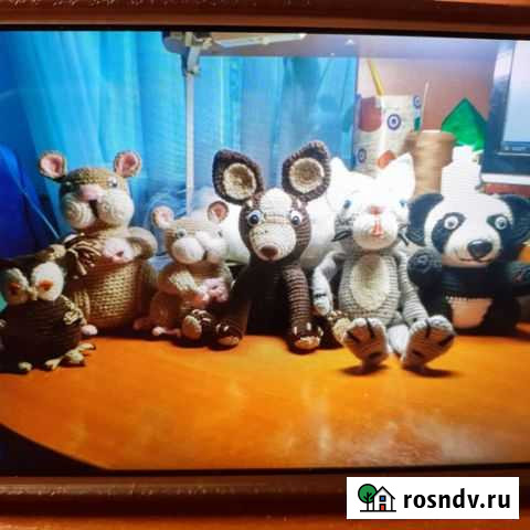 Мягкие игрушки вязаные Воронеж - изображение 1
