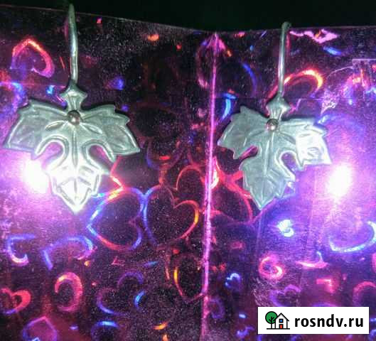 Серьги серебро Тихорецк - изображение 1