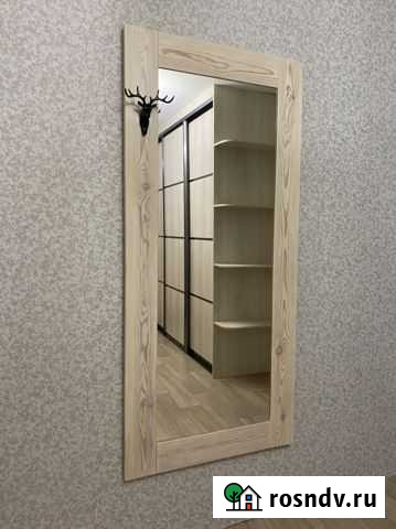 Зеркало подвесное напольное деревянная рамка рама Красноярск - изображение 1
