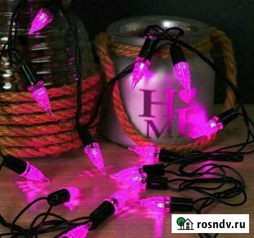 Гирлянда уличная на елку окно крыльцо новая Ярославль - изображение 1