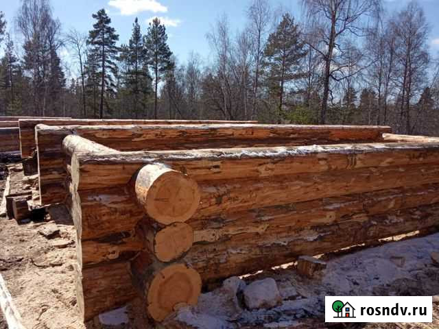 Сруб 10 хжх 12 в чашу. Сосна. Бурзян Красная Горка - изображение 1