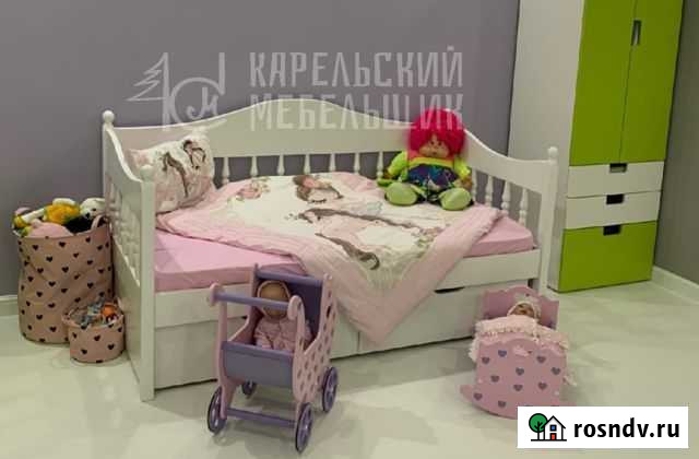 Кровать Лисиция из дерева Петрозаводск - изображение 1