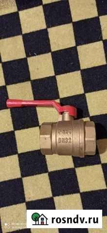 Кран шаровый латунь Строитель - изображение 1