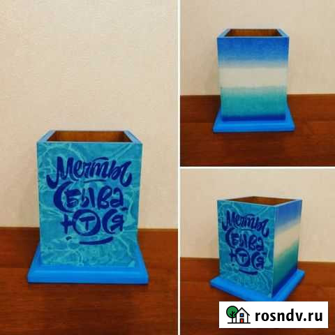 Карандашница из дерева Сыктывкар - изображение 1