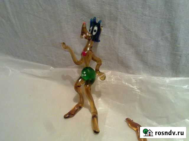 Волк из ну погоди из цветного стекла СССР Санкт-Петербург - изображение 1