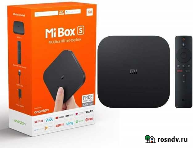 Тв-приставка Xiaomi Mi Box S 4K Ижевск - изображение 1