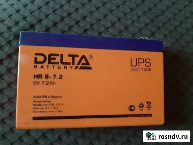 Аккумулятор Delta 6-7.2 Обнинск - изображение 1