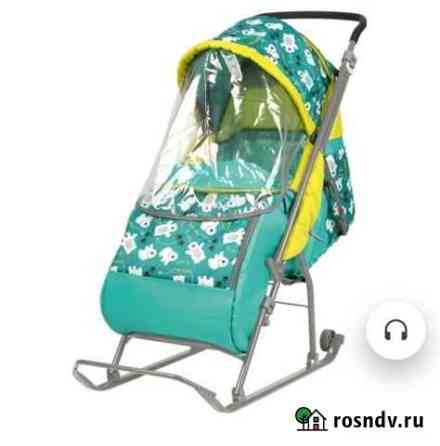 Детские санки коляска ника Кромы