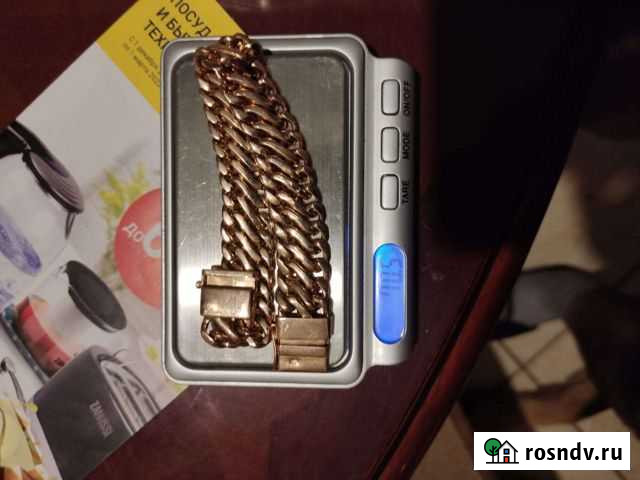 Продам браслет золотой585 пробы вес70,5 грам новый Калининград - изображение 1