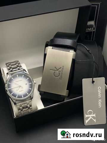 Мужской набор часы и ремень Калининград - изображение 1