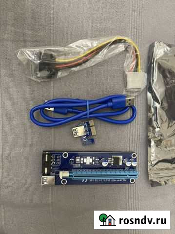 Райзера pci e x16 для майнинга видеокарт (40 штук) Ярославль - изображение 1