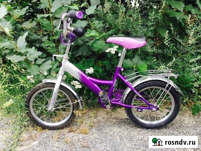 Детский велосипед 14 дюймов (с боковыми колесиками Снежинск - изображение 1