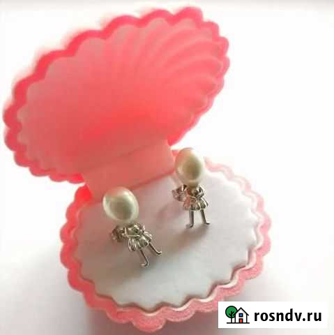 Серебряные серьги. Медицинский сплав Октябрьский - изображение 1