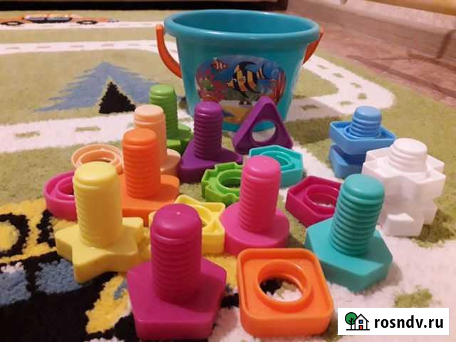 Развивающая игрушка болтики и гайки Воронеж - изображение 1