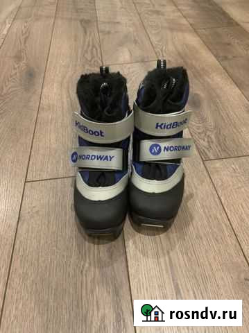 Детские Лыжные ботинки 32 размер Рязань - изображение 1