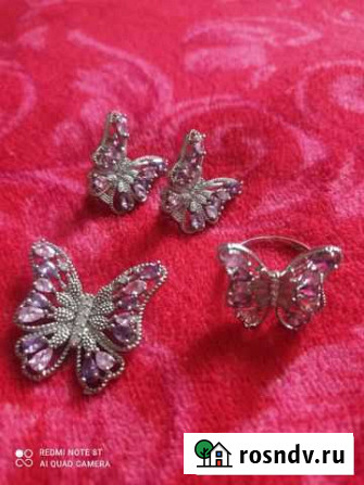Серебряное комплект женское Грозный - изображение 1