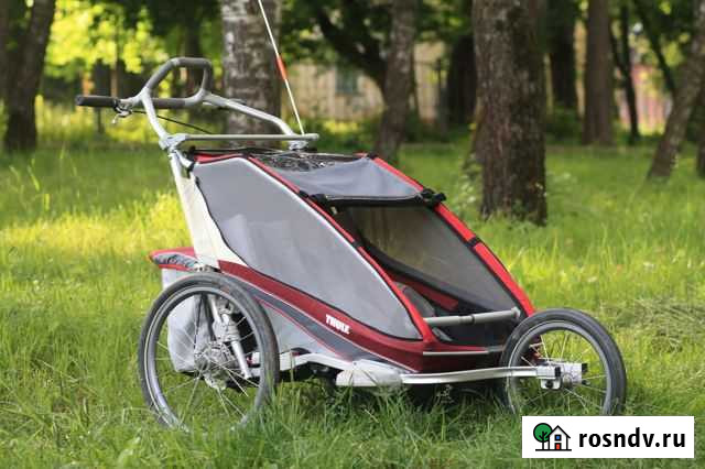 Коляска беговая Thule Chariot CX2, возможна аренда Калуга - изображение 1