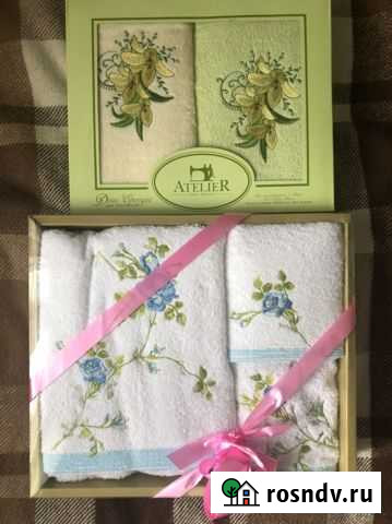 Набор полотенец новые Тула - изображение 1