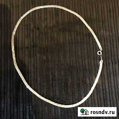 Серебряная цепочка красивого плетения,45см Санкт-Петербург - изображение 1