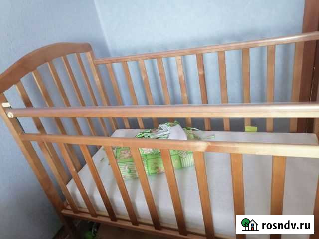 Детская кроватка с поперечным маятником Красноярск - изображение 1