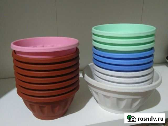 Горшки цветочные, 6 х 12 см, 7,5 х 16 с Нижний Новгород - изображение 1
