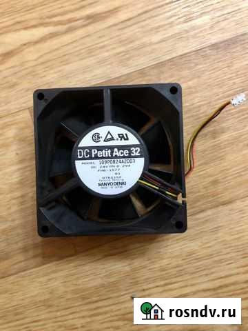 Вентилятор 24 вольт sanyo denki 109po824a2d03 Красноярск - изображение 1