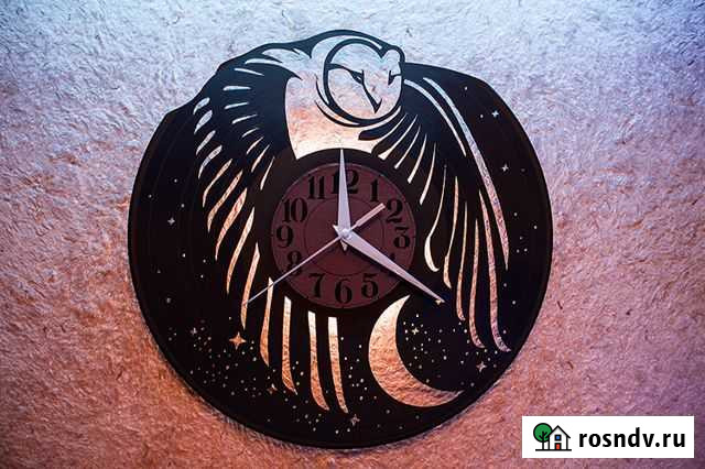 Часы настенные сова очень красивые Владимир - изображение 1