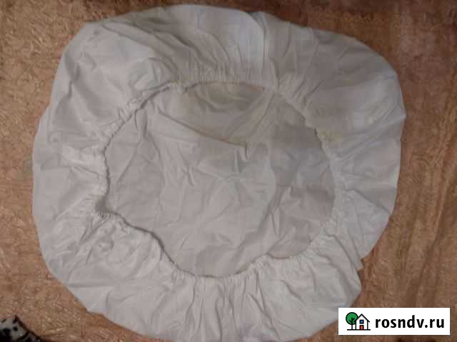 Простыня на круглый матрас новая Псков - изображение 1