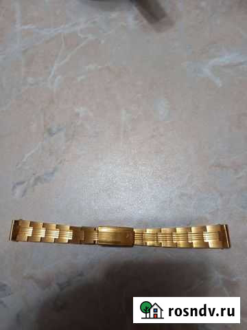 Позолоченый женский браслет на часы Саранск - изображение 1