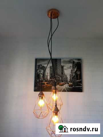 Люстра лофт с лампочками Хабаровск - изображение 1