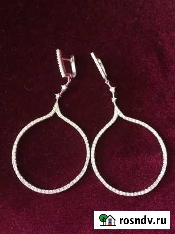 Серебряные серьги Моздок - изображение 1