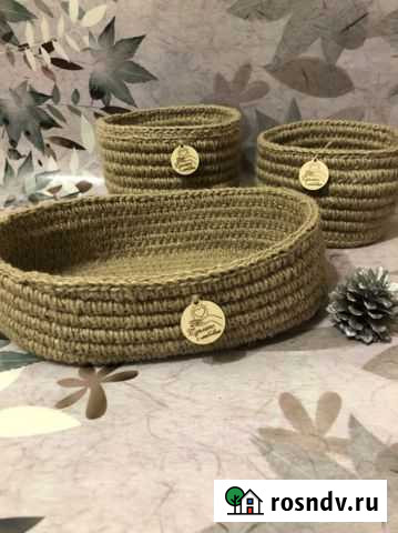 Корзинка из джута Ковров - изображение 1