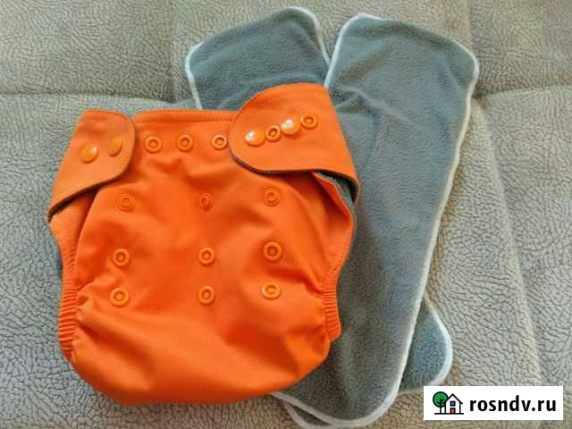 Многоразовый подгузник +2 вкладыша Санкт-Петербург - изображение 1