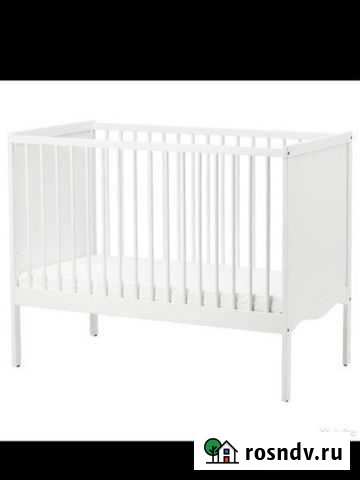 Детская кроватка с матрасом IKEA Барнаул - изображение 1