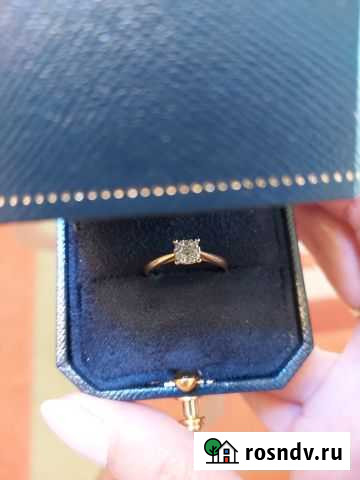 Золотое кольцо с бриллиантом Курган - изображение 1