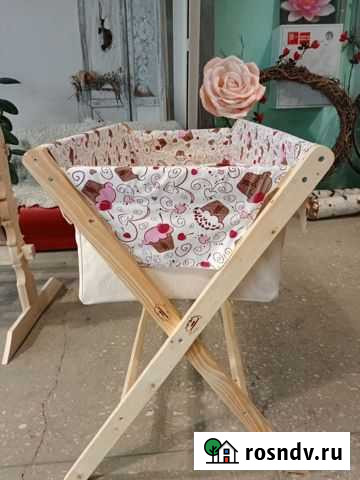Кроватка детская мягкая складная Пермь - изображение 1