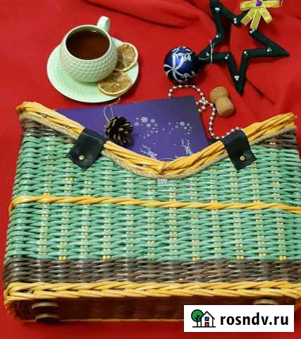 Плетеная газето-журнальница Майкоп - изображение 1