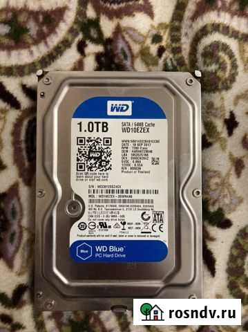 Жесткий диск WD blue 1tb Нальчик - изображение 1