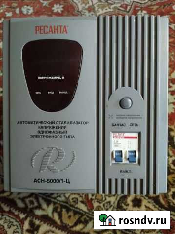 Стабилизатор напряжения ресанта 5квт бу Урюпинск - изображение 1