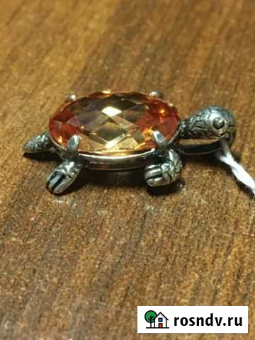 Серебрянный кулон в виде черепахи Комсомольск-на-Амуре - изображение 1