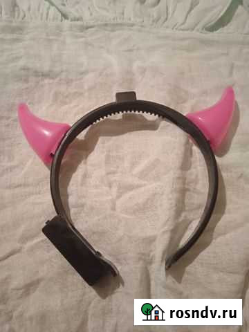 Обруч на голову  Чёртик с рожками Ярославль - изображение 1