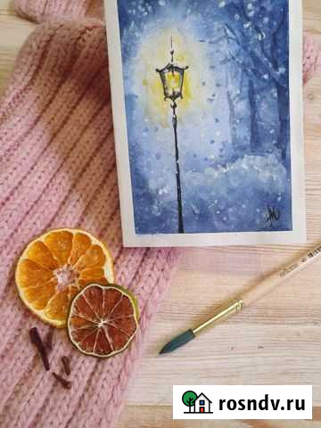 Открытки, магнитик ручной работы Полярные Зори - изображение 1