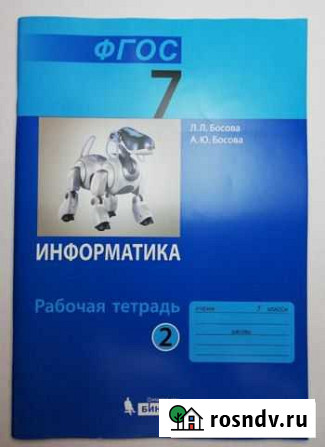 Рабочая тетрадь по информатике Липецк - изображение 1