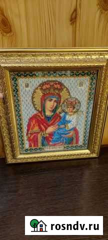 Икона вышитая бисером Кандалакша - изображение 1