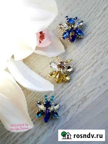 Мини-брошь Летящая пчёлка Сыктывкар - изображение 1