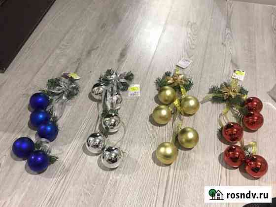 Елочные игрушки новогодние Новомихайловский кп