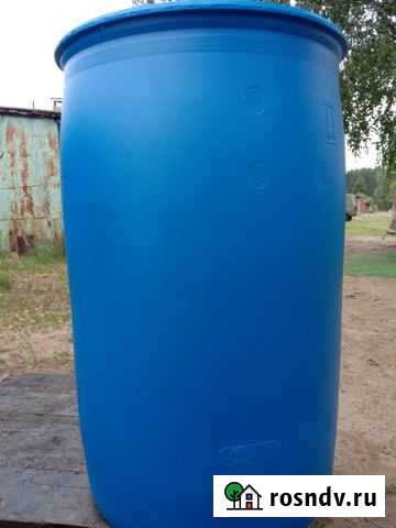 Бочка пластиковая 227 л., б/у Спас-Клепики - изображение 1