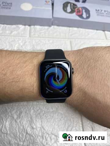 Smart watch m7 Plus чёрный Волжский - изображение 1